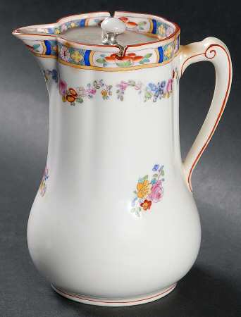 Minton Rose (Older, Smooth) Creamer & Metal Lid