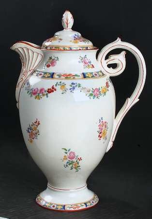 Minton Rose (Older, Smooth) Chocolate Pot & Lid