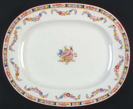 Minton Rose (Older, Smooth) 13" Rectangular Serving Platter