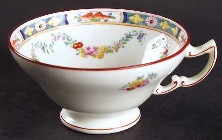 Minton Rose (Older, Smooth) Footed Cup