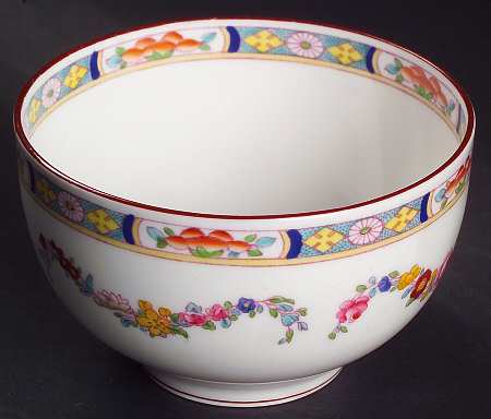 Minton Rose (Older, Smooth) Open Sugar Bowl