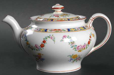 Minton Rose (Older, Smooth) Teapot & Lid