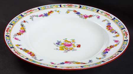 Minton Rose (Older, Smooth) Large Rim Soup Bowl