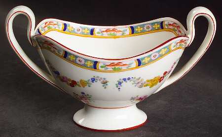 Minton Rose (Older, Smooth) Open Sugar Bowl