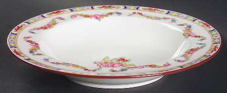 Minton Rose (Older, Smooth) Large Rim Soup Bowl