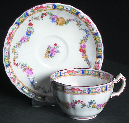 Minton Rose (Older, Scaloped)