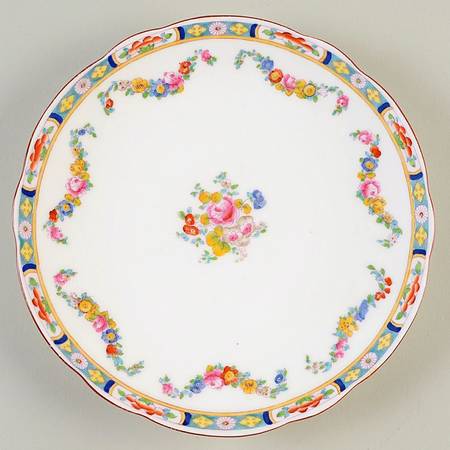 Minton Rose (Older, Scaloped) Cake Plate