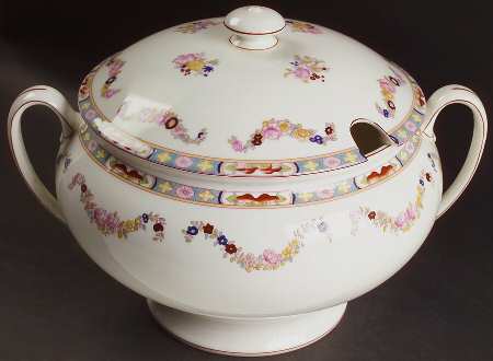 Minton Rose (Newer, Smooth) Tureen &  Lid
