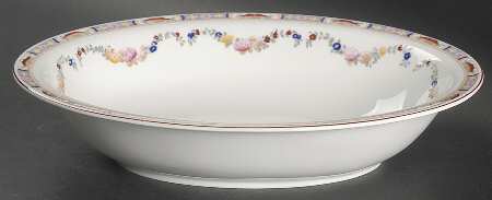 Minton Rose (Newer, Smooth) 10" Oval Vegetable Bowl