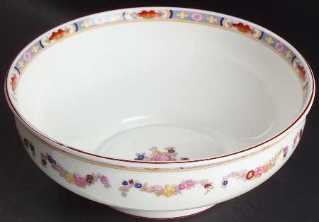 Minton Rose (Newer, Smooth) 10" Large Salad Serving Bowl
