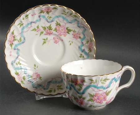 Montrose Flat Cup & Saucer Set