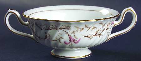 Moorland Footed Cream Soup Bowl