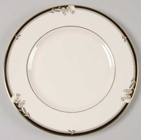 Newbury Black Band Newer Salad Plate