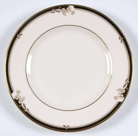Newbury Black Band Newer Bread & Butter Plate