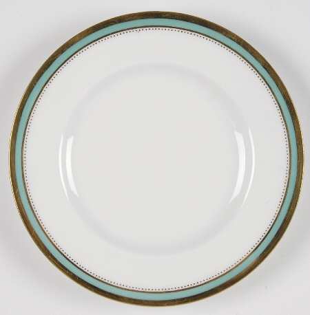 Newbury Turquoise Band Bread & Butter Plate