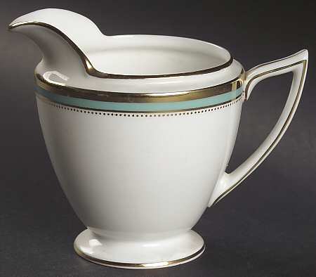 Newbury Turquoise Band Creamer