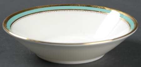Newbury Turquoise Band Fruit/Dessert (Sauce) Bowl