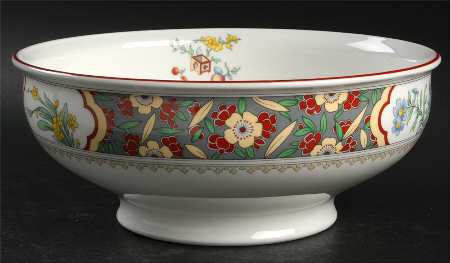 Oriental Blossom (Center Design) 10" Large Salad Serving Bowl