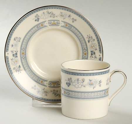 Penrose Flat Demitasse Cup & Saucer Set