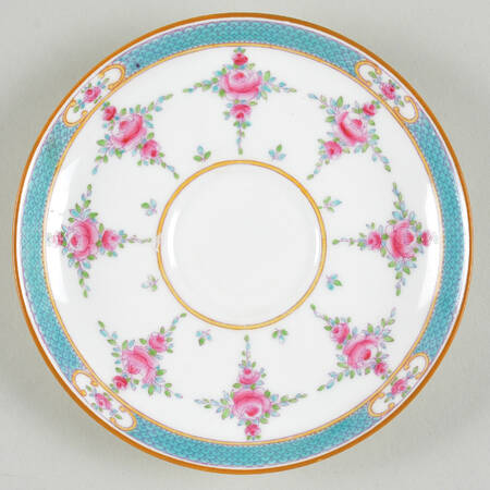 Persian Rose (Older) Saucer for Flat Cup