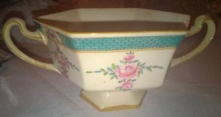 Persian Rose (Older) Footed Cream Soup Bowl