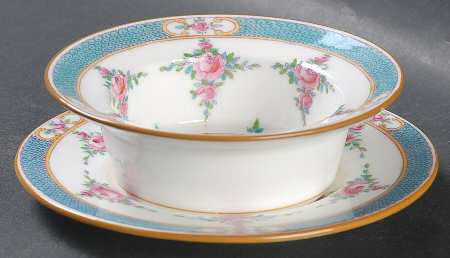 Persian Rose (Older) Ramekin & Saucer Set