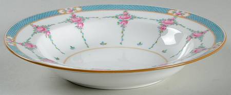 Persian Rose (Older) Rim Soup Bowl