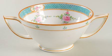 Persian Rose (Older) Footed Bouillon Cup