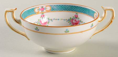 Persian Rose (Older) Flat Bouillon Cup