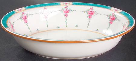 Persian Rose (Older) 9" Oval Vegetable Bowl