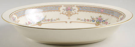 Persian Rose (Newer) 10" Oval Vegetable Bowl