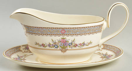 Persian Rose (Newer) Gravy Boat & Underplate