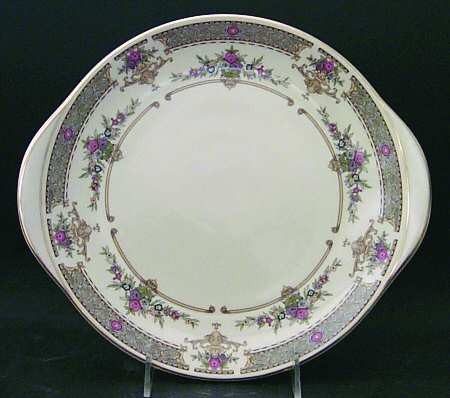 Persian Rose (Newer) Handled Cake Plate
