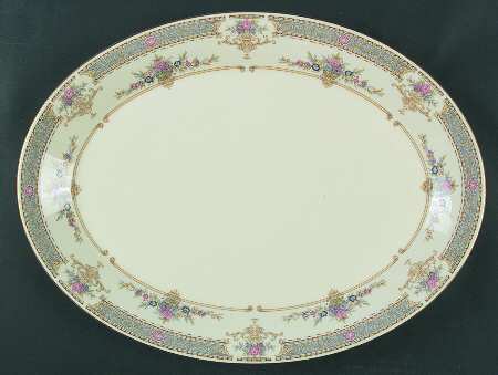 Persian Rose (Newer) 16" Oval Serving Platter