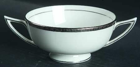 Platinum Heritage Footed Cream Soup Bowl