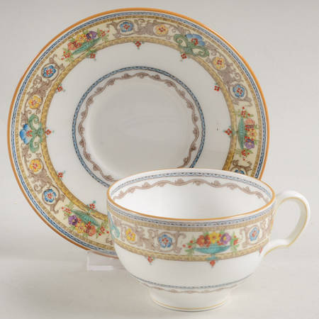 Plymouth Footed Cup & Saucer Set