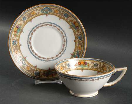 Plymouth Footed Cup & Saucer Set