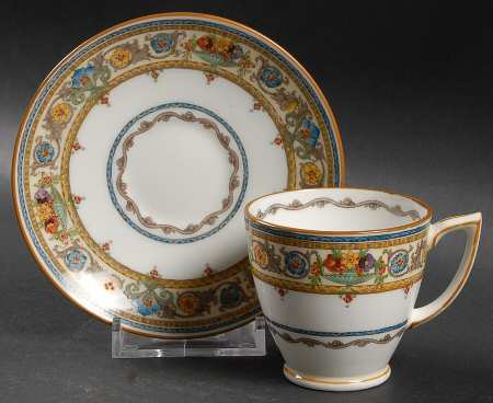 Plymouth Footed Demitasse Cup & Saucer Set