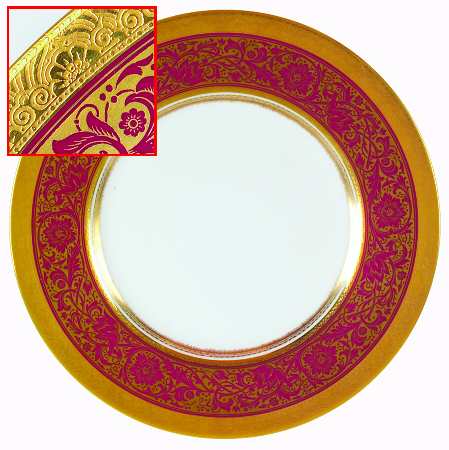 Porcelain Ball Crimson by Minton