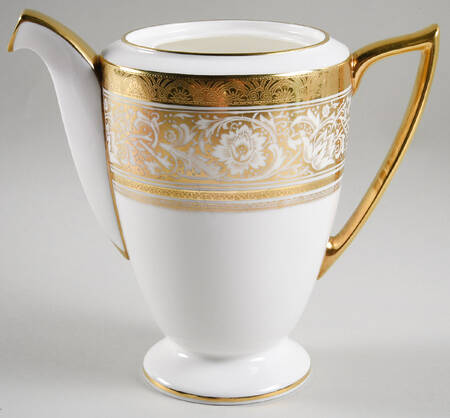 Porcelain Ball Ivory Coffee Pot No Lid