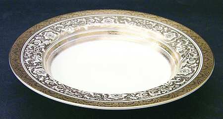 Porcelain Ball Ivory Rim Soup Bowl by Minton