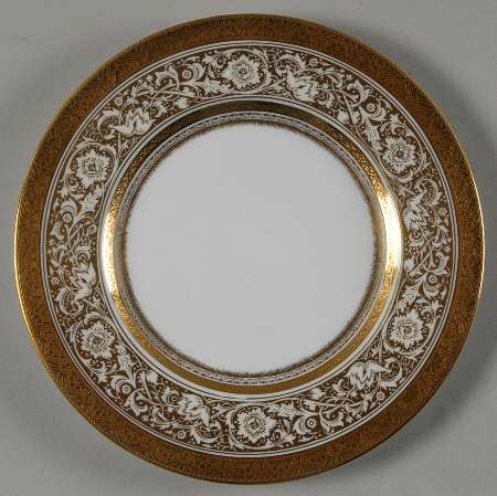 Porcelain Ball Ivory Salad Plate