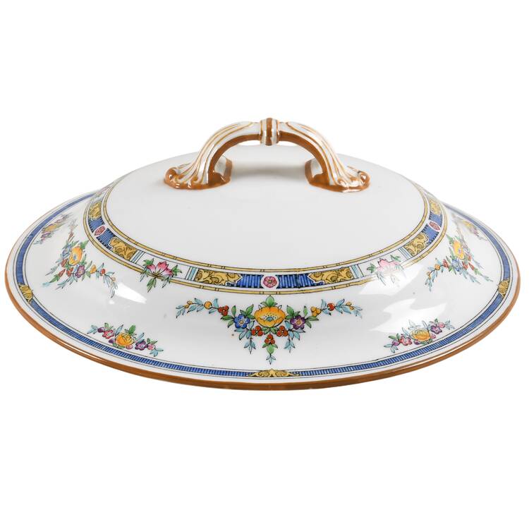 Princess (Yellow Flower) Lid for Round Vegetable