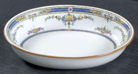 Princess (Yellow Flower) 7" Oval Vegetable Bowl