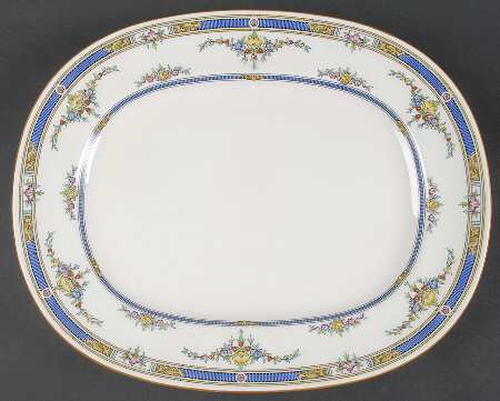 Princess (Yellow Flower) 14" Oval Serving Platter
