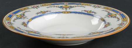 Princess (Yellow Flower) Large Rim Soup Bowl