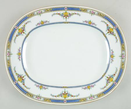 Princess (Yellow Flower) 15" Oval Serving Platter