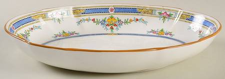 Princess (Yellow Flower) 10" Oval Vegetable Bowl