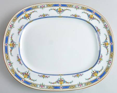 Princess (Yellow Flower) 16" Oval Serving Platter