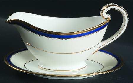 Windsor Cobalt Blue Gravy Boat & Underplate/Relish